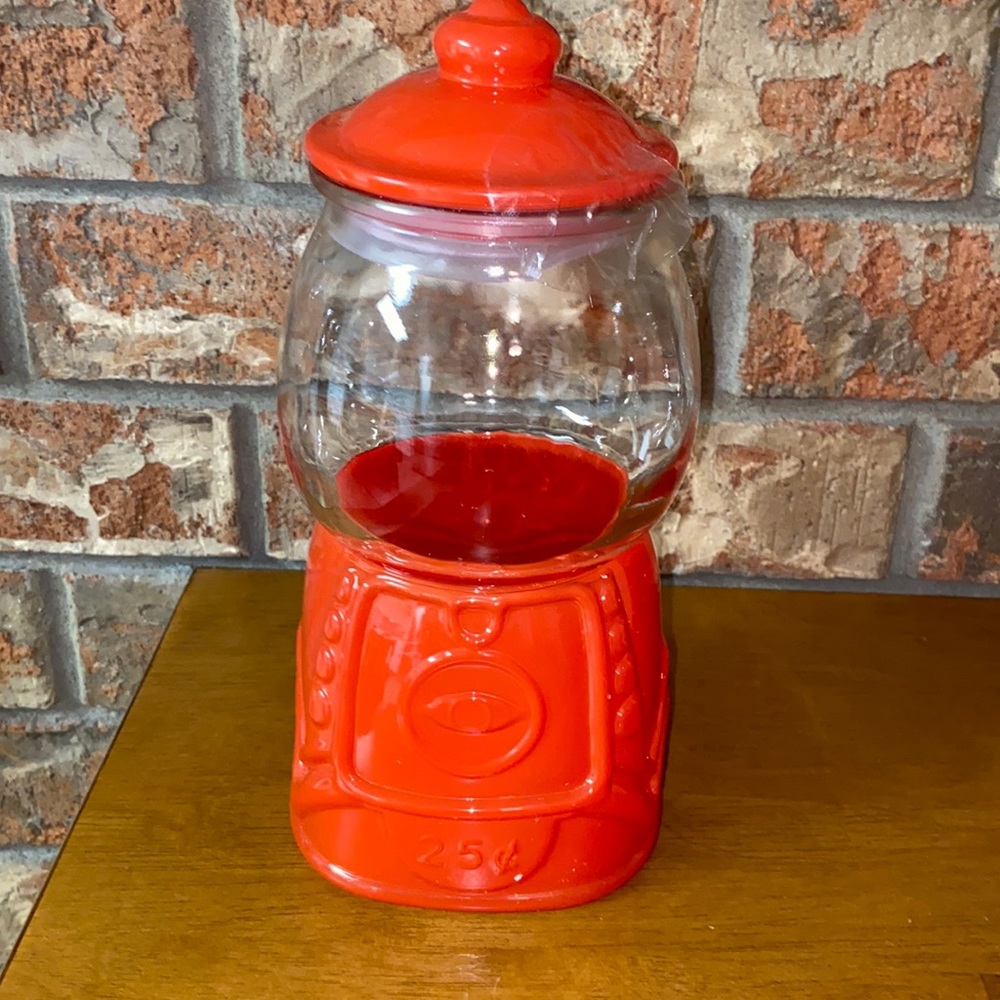 COPY - Target Bullseye glass Gumball Machine Jar